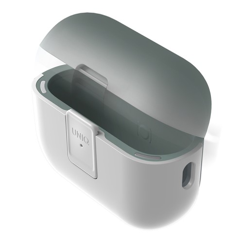 Uniq для Airpods Pro 2 чехол CLYDE Lock case Dove White/Soft Mint
