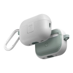 Uniq для Airpods Pro 2 чехол CLYDE Lock case Dove White/Soft Mint