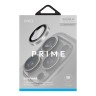 Uniq стекло для iPhone 16 Pro/16 Pro Max OPTIX Camera Lens PRIME Sapphire Stainless steel Silver