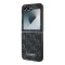 Karl Lagerfeld для Galaxy Z Flip 6 чехол PU-кожа Monogram Black