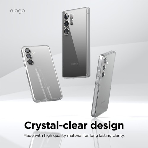 Elago для Galaxy S25 чехол HYBRID (pc/tpu) Clear