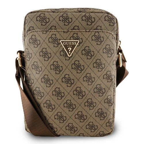 Guess для планшетов 10" сумка 4G Bag with Triangle metal logo Brown
