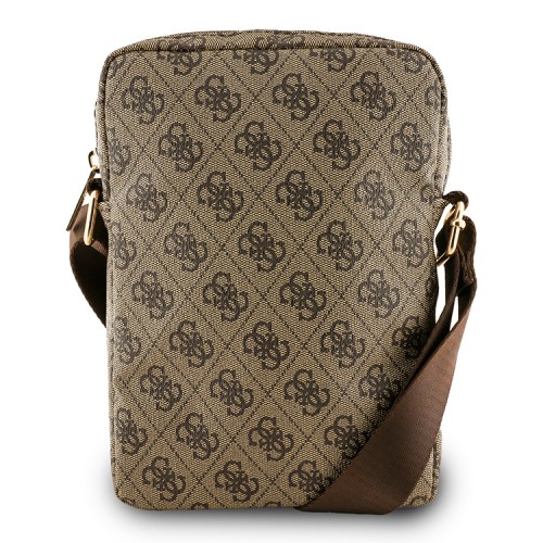 Guess для планшетов 10" сумка 4G Bag with Triangle metal logo Brown