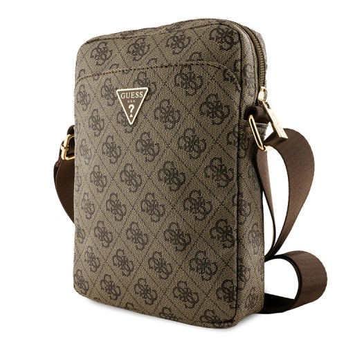 Guess для планшетов 10" сумка 4G Bag with Triangle metal logo Brown