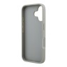Karl Lagerfeld для iPhone 16 чехол Cardslot PU-кожа зернистая Leopard pocket Grey