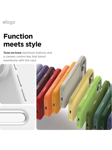 Elago для iPhone 17 Pro Max чехол Magnetic Silicone White (MagSafe)