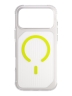 Uniq для iPhone 17 Pro Max чехол Combat Active Frost Clear/Lume-Lime (MagSafe)