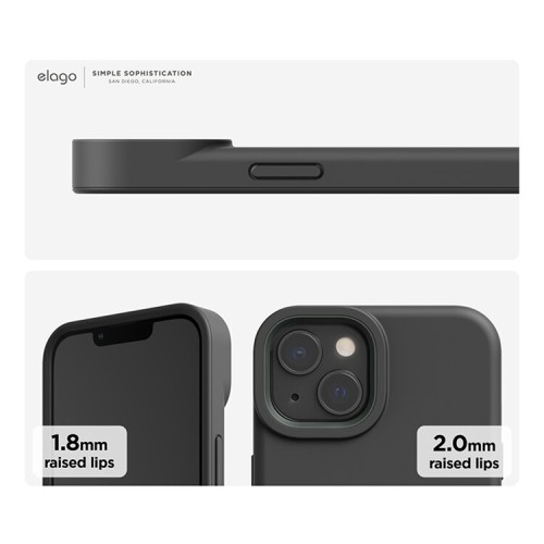 Elago GLIDE чехол для iPhone 13, серый/зеленый