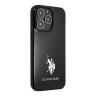 Чехол U.S. Polo Logo Small horse Hard для iPhone 13 Pro Max, черный