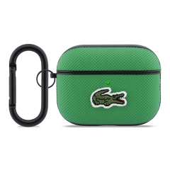 Lacoste для AirPods Pro 3 чехол PVC Iconic Woven logo Green