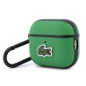 Lacoste для AirPods Pro 3 чехол PVC Iconic Woven logo Green