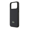 Lacoste для iPhone 17 Pro чехол PVC Lacquer Metal logo Hard Marine (MagSafe)