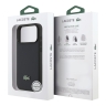 Lacoste для iPhone 17 Pro чехол PVC Lacquer Metal logo Hard Marine (MagSafe)