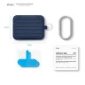 Чехол Elago Suit armor Silicone hang case для AirPods Pro, синий