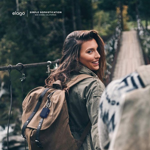 Чехол Elago Suit armor Silicone hang case для AirPods Pro, синий