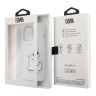 Чехол Karl Lagerfeld Choupette Fun Hard для iPhone 14 Pro, прозрачный