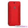 Кожаный чехол Ferrari F12 Booktype для iPhone 6/6s, красный