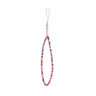 Шнурок на кисть Guess Heishi Beads Multicolor (25 см), розовый