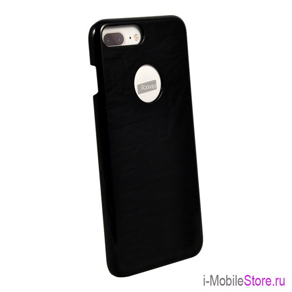 Чехол iCover Glossy Hole для iPhone 7 Plus/8 Plus, черный