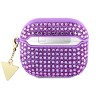 Чехол Guess Diamond Rhinestone with Triangle charm для Airpods 3 (2021), фиолетовый