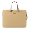 Tomtoc для ноутбуков 13" MacBook Pro|Air M2 | M1 сумка TheHer Laptop Handbag A21 Cookie (коричневый/бежевый)