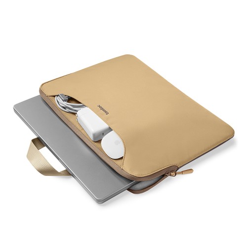 Tomtoc для ноутбуков 13" MacBook Pro|Air M2 | M1 сумка TheHer Laptop Handbag A21 Cookie (коричневый/бежевый)