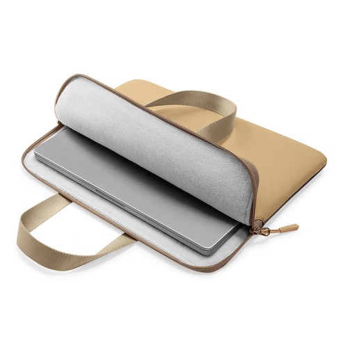 Tomtoc для ноутбуков 13" MacBook Pro|Air M2 | M1 сумка TheHer Laptop Handbag A21 Cookie (коричневый/бежевый)