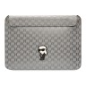 Karl Lagerfeld для ноутбуков 13"/14" чехол Saffiano Sleeve Monogram NFT Karl Ikonik Silver