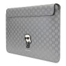Karl Lagerfeld для ноутбуков 13"/14" чехол Saffiano Sleeve Monogram NFT Karl Ikonik Silver