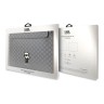 Karl Lagerfeld для ноутбуков 13"/14" чехол Saffiano Sleeve Monogram NFT Karl Ikonik Silver