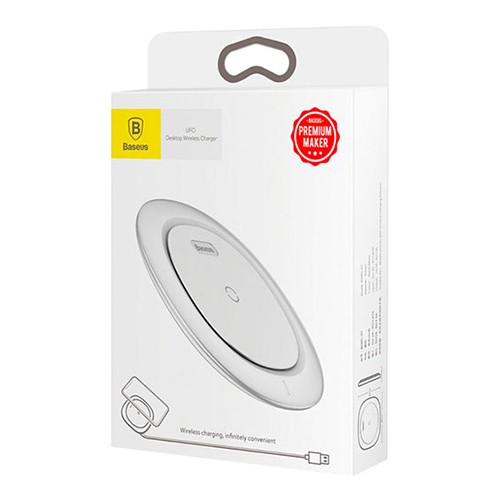 Беспроводная зарядка Baseus UFO Desktop Wireless Charger, белый
