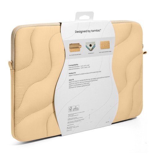 Tomtoc Laptop чехол Terra-A27 Laptop Sleeve 14" Dune Shade