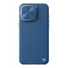 Nillkin для iPhone 15 Pro Max чехол CamShield ProP PU Leather Magnetic Blue (magsafe)