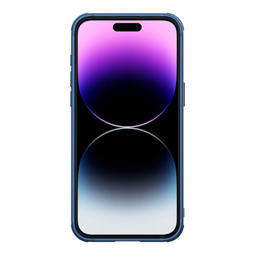 Nillkin для iPhone 15 Pro Max чехол CamShield ProP PU Leather Magnetic Blue (magsafe)