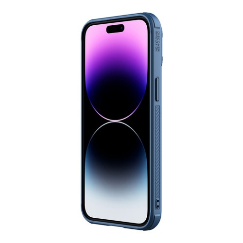 Nillkin для iPhone 15 Pro Max чехол CamShield ProP PU Leather Magnetic Blue (magsafe)