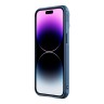 Nillkin для iPhone 15 Pro Max чехол CamShield ProP PU Leather Magnetic Blue (magsafe)