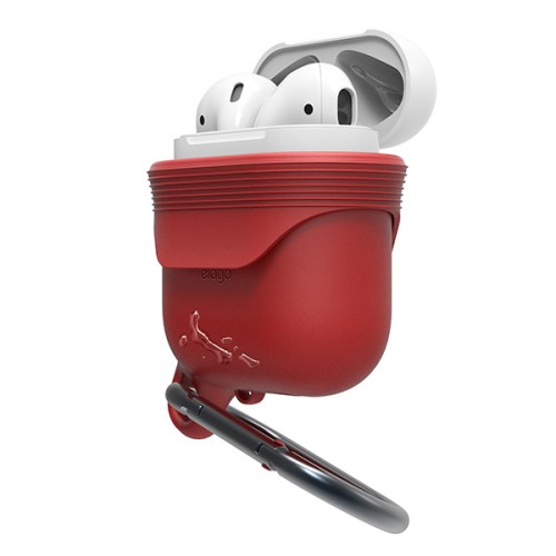 Чехол Elago Waterproof Hang case для AirPods 1/2, красный