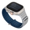 Uniq для Apple Watch 49/45/44/42 mm ремешок Revix EVO reversible Magnetic Royal Blue/Chalk