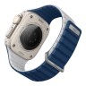 Uniq для Apple Watch 49/45/44/42 mm ремешок Revix EVO reversible Magnetic Royal Blue/Chalk
