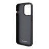 AMG для iPhone 15 Pro Max чехол Leather Debossed lines Hard Black