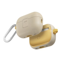 Uniq для Airpods Pro 2 чехол CLYDE Lock case Ivory/Canary Yellow