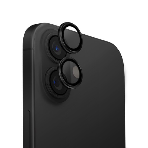 Uniq стекло для iPhone 16/16 Plus OPTIX Camera Lens AluGuard Black