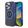 BMW для iPhone 16 Pro чехол Motorsport PC/TPU Circle&Tricolor, черный (MagSafe)