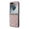 Karl Lagerfeld для Galaxy Z Flip 6 чехол PU-кожа Monogram Pink