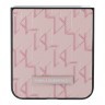 Karl Lagerfeld для Galaxy Z Flip 6 чехол PU-кожа Monogram Pink