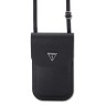 Guess для смартфонов сумка Wallet Bag Grained PU leather Triangle metal logo Black