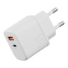 Energea СЗУ Bazic GoPort Velox Kit GaN35, USB-C+USB-A +кабель Weave USB-C to C 1.5m Vanilla