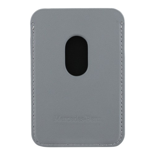 Mercedes магнитный бумажник Wallet MagSafe Cardslot Leather Grey