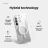 Elago для Galaxy S25 чехол HYBRID (pc/tpu) Clear (Magnetic)
