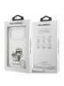 Karl Lagerfeld для iPhone 17 Pro чехол Liquid Silicone Sketch Karl & Choupette Hard White (MagSafe)